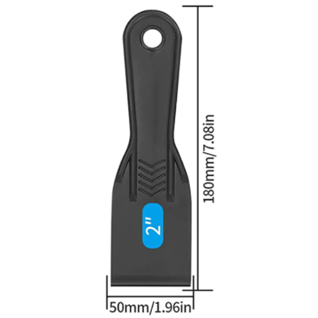 2inch 검정색 플라스틱 퍼티 나이프 0.021kg