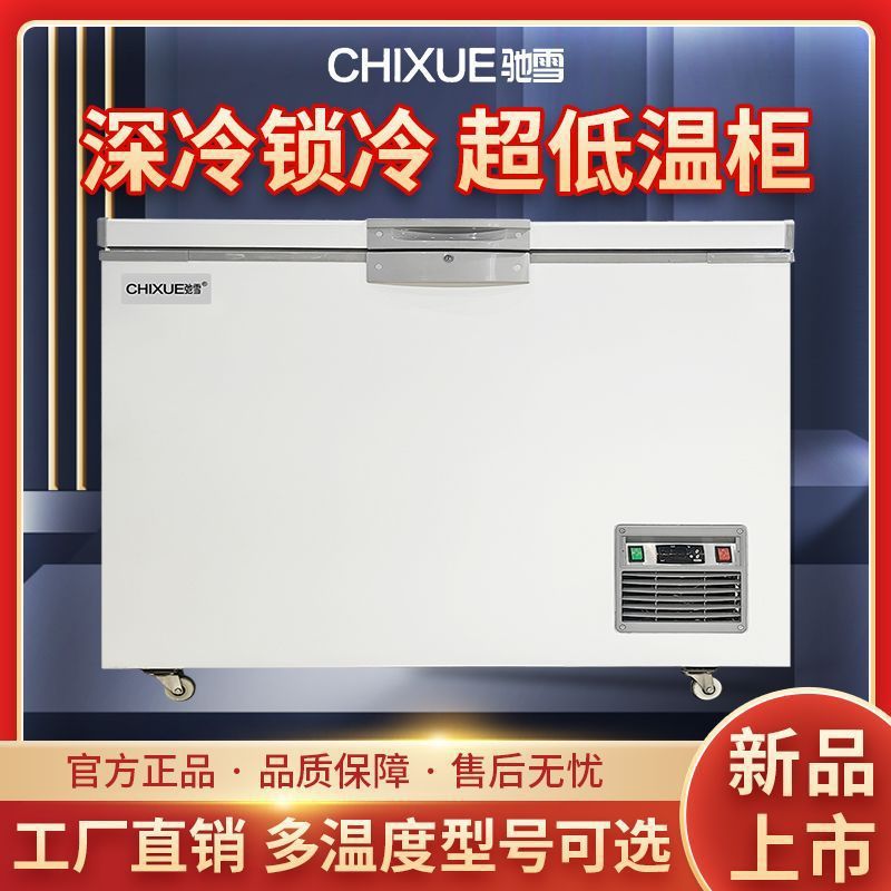驰雪超低温冰柜零下65度实验室科研低温柜海鲜速冻柜负80度大冰箱