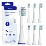 跨境专供菲利.普电动牙刷替换头通用软毛清洁防水多6支组合装牙刷