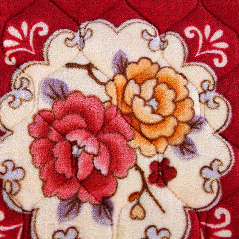 Cojín de algodón de peluche invierno estampado encaje calentamiento de algodón espeso silla cojín de cojín de cojín de comedor fábrica al por mayor