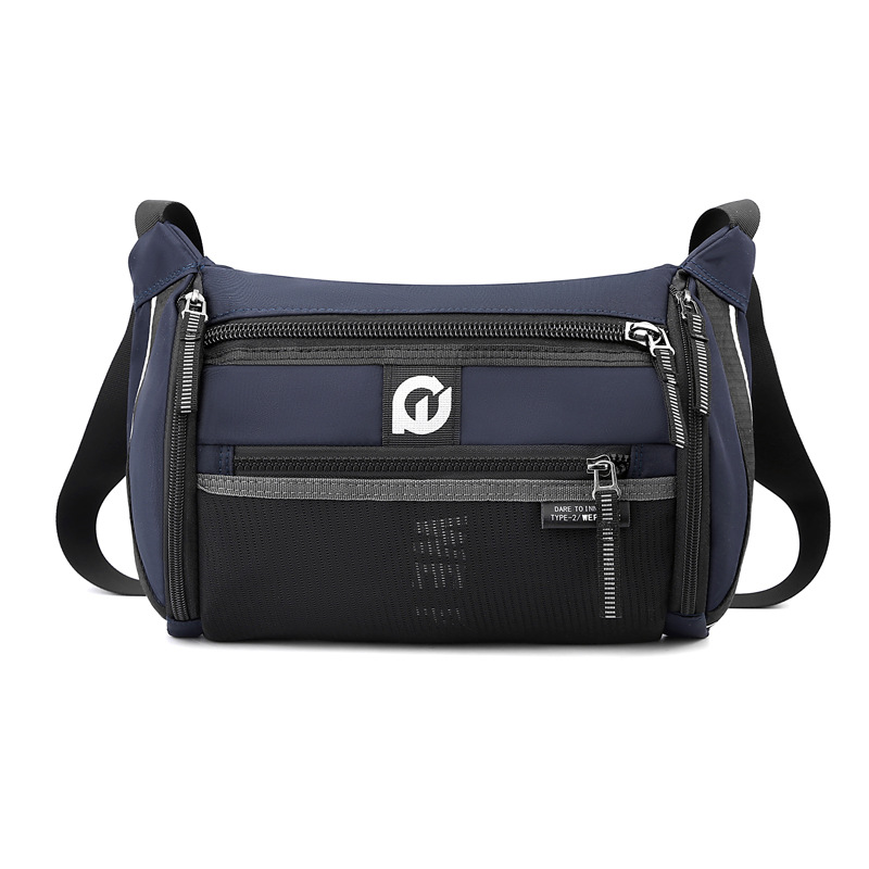 WEPOWER marca de moda de los hombres bolsa de pecho impermeable ocasional multi-Bolsillo de gran capacidad de hombro bolsa de mensajero al aire libre bolsa de pecho