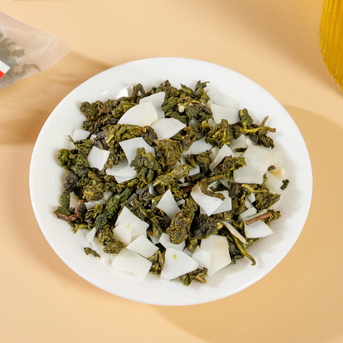 Bulk Coconut Fragrance Oolong Tea, Popular Fruity Herbal Tea Triangle Pack, Flower Tea Directly from Factory, Large Quantity Discount
