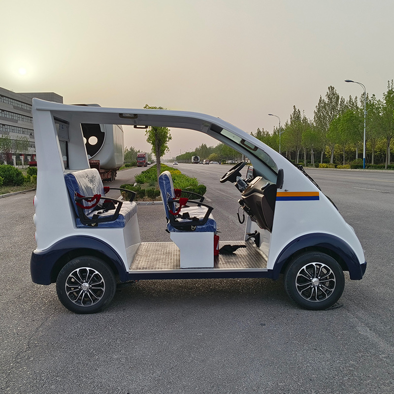 Electric Patrol Car 4-8 Seats, Community Property Security Patrol Vehicle, Community Street, Campus, Factory Electric Inspection Vehicle