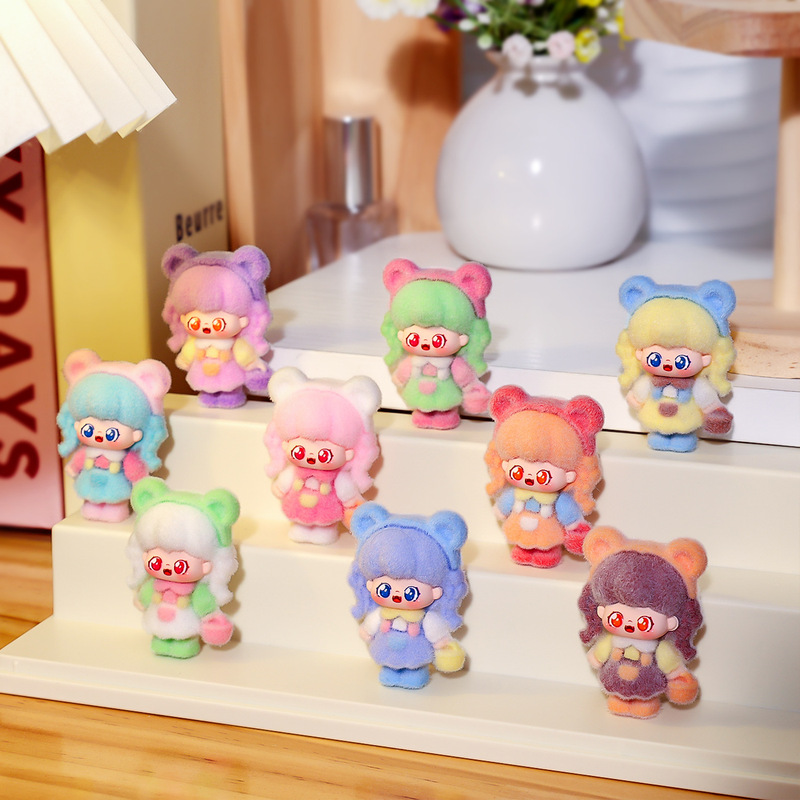 Cross-Border Popular Big-Eared Sweet Cute Doll Desktop Ornament Original Ip Live Streaming Blind Bag Accessories