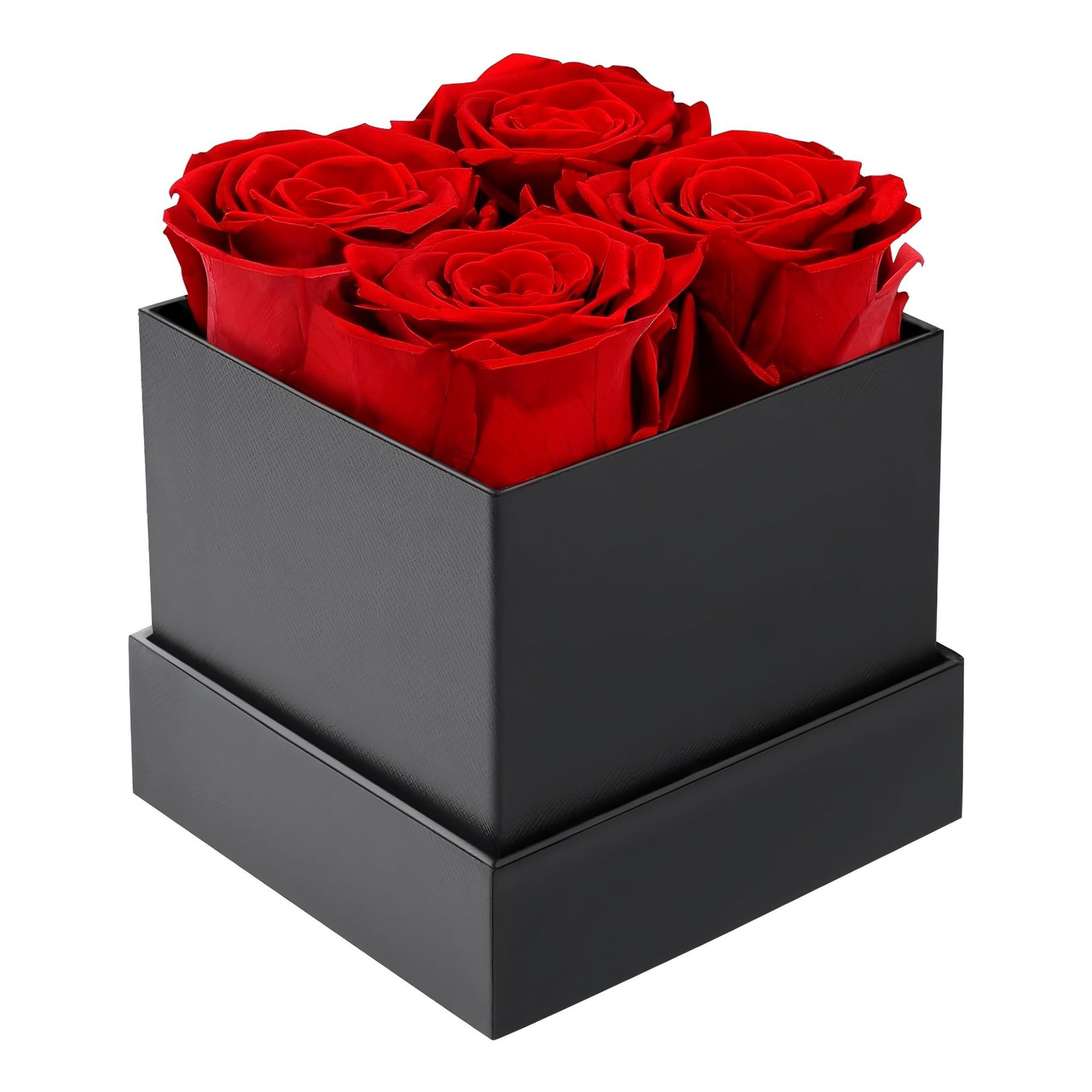 4 cajas cuadradas de papel