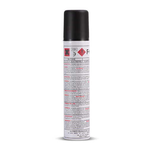 Gas canister with plastic nozzle for high-purity butane filling, universal lighter refilling canister, 90ml