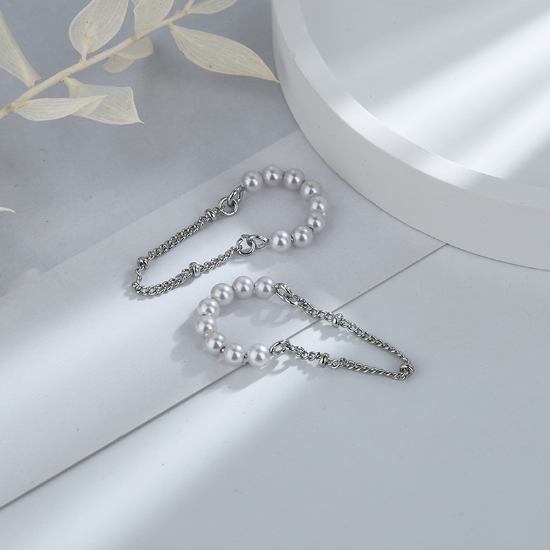 Holiday, Daily Occasion Copper Material 1 Piece Elegant Simple Style Tassel Copper Inlay Artificial Pearls Gold Plated Silver Plated Ear Clips