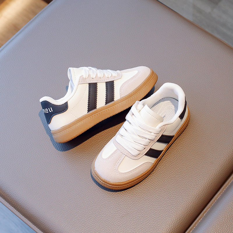 Zapatos deportivos para niñas Tongku Rabbit 2024 principios de otoño zapatos coreanos de suela blanda zapatos blancos para niños zapatos de entrenamiento moral para niños