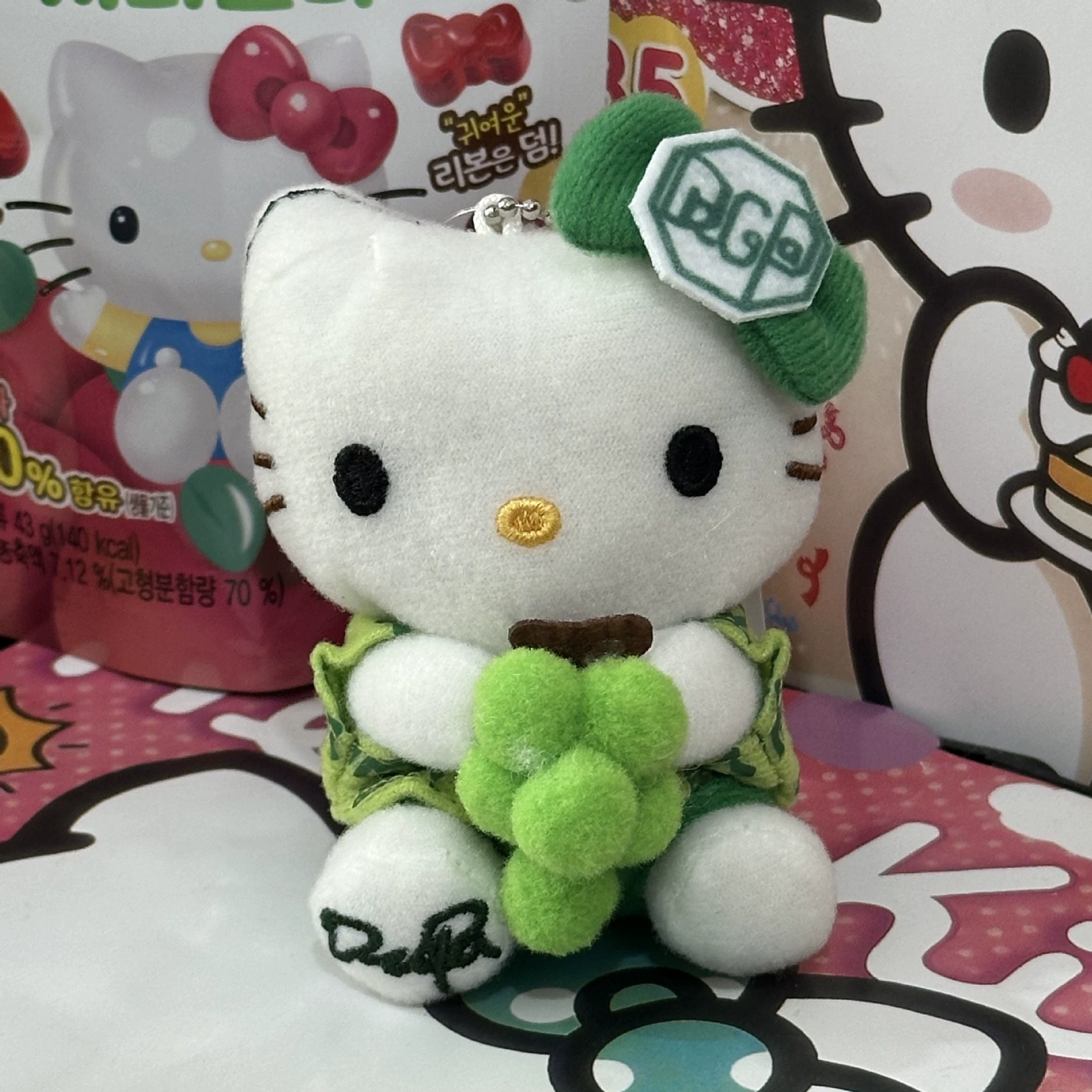 Плюшевый брелок-подвеска Hello Kitty, милый кукольный брелок для сумки, 11 см, легкий и прочный