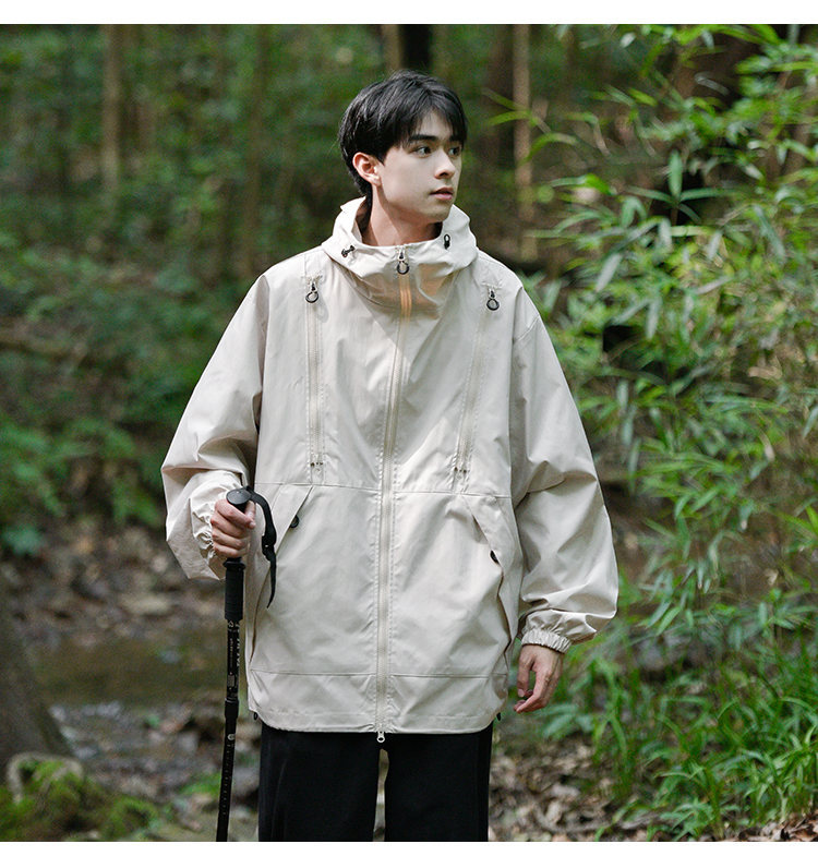 Autumn New Outdoor Mountaineering Clothing Waterproof Stormtrooper and Women's Same Style Multi Zipper workwear Jacket_voghion.com