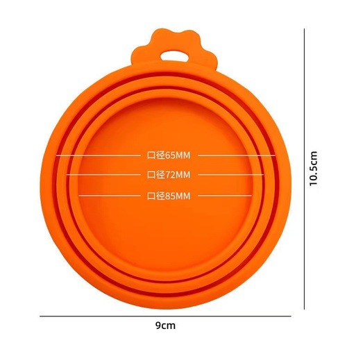 Three-in-One Can Lid Cat Can Lid Dog Can Lid Spatula Pet Universal Silicone Seal Cover Fresh Cover