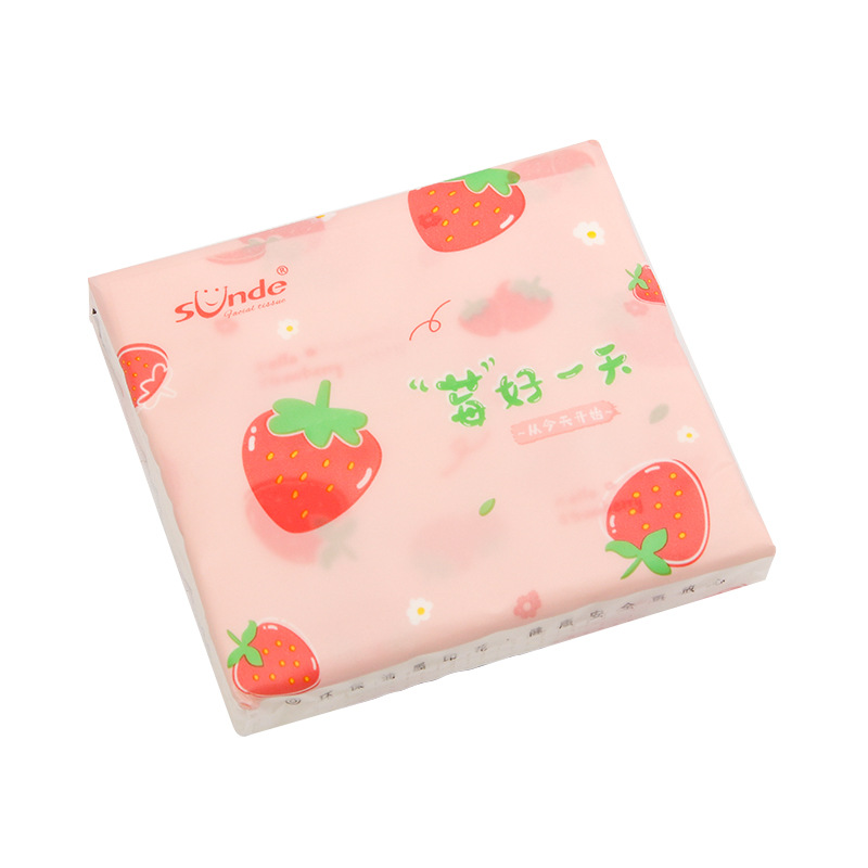 Toallas de impresión lindas paquetes portátiles impresión toallas de pulpa de madera nativa papel higiénico toallas de impresión domésticas