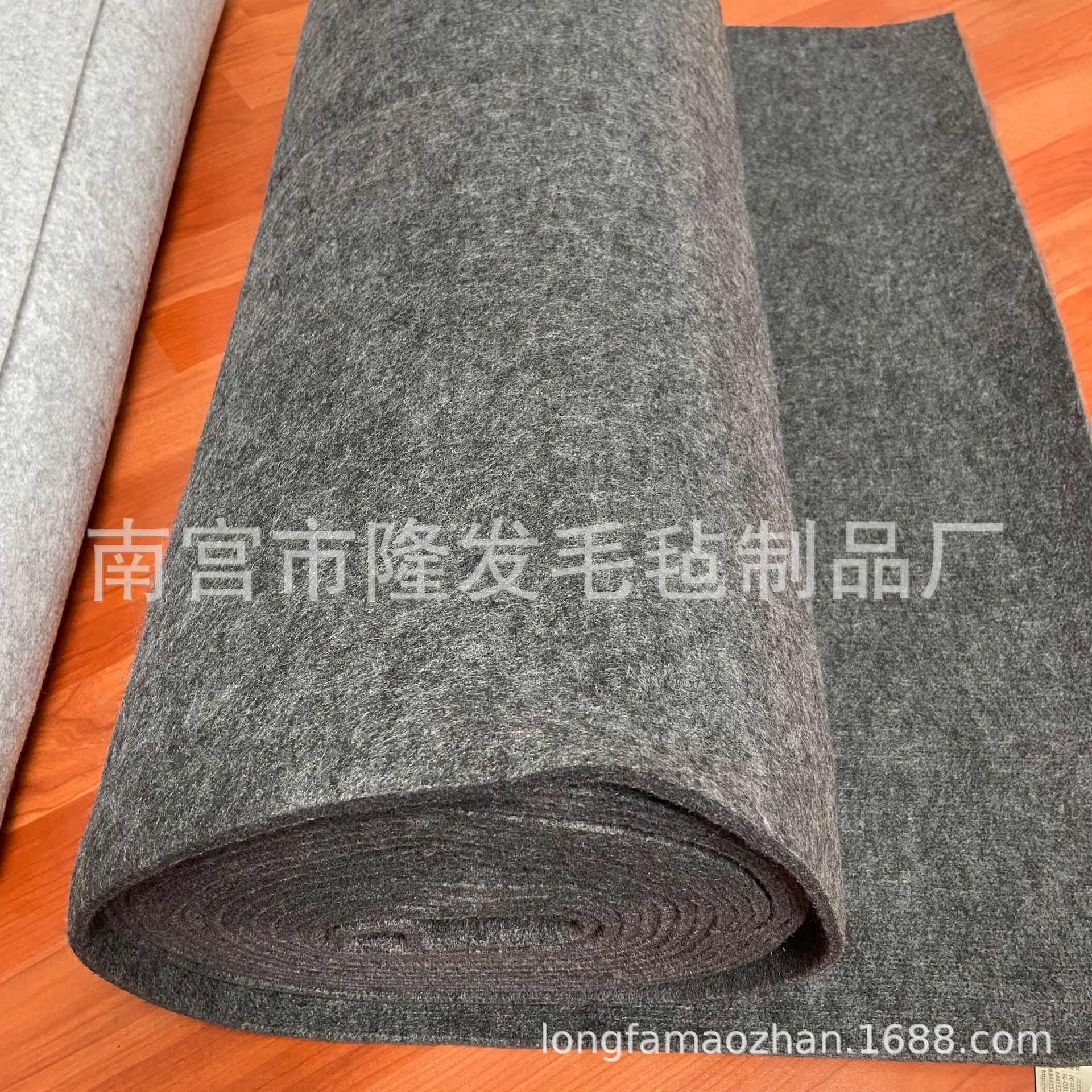 汽车箱毯无纺布阻燃耐高温涤纶针扎棉针刺棉防尘隔音毛毡吸音棉