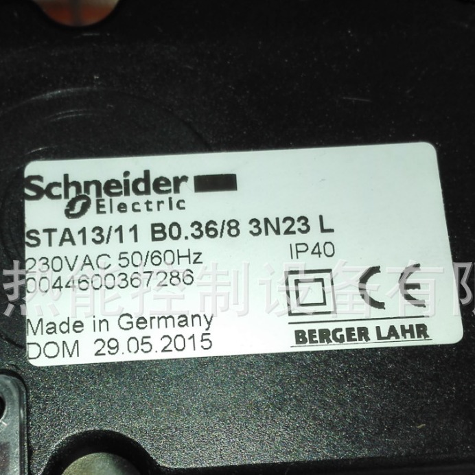 【实物】STA13-11 B0.36-8 3N23L风门执行器私服马达施耐德百格拉
