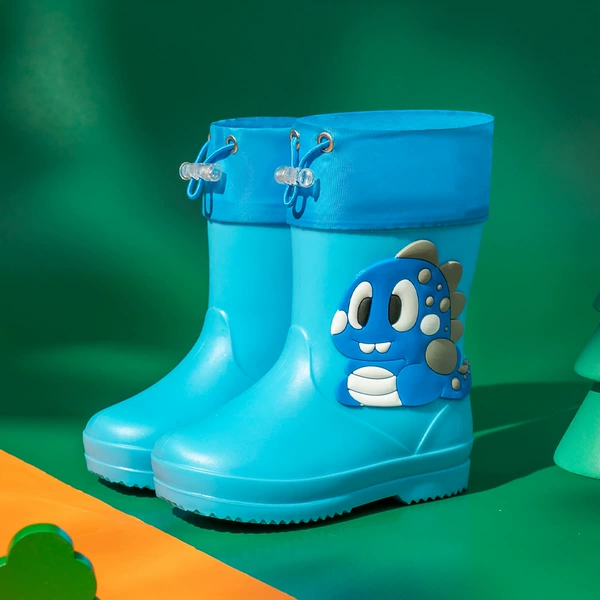 Blue little dinosaur [elastic mouth]
