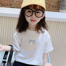 婴儿童小童夏装女童短袖恤2024年夏季新款半袖上衣洋气韩版