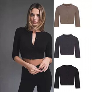 ��ƷSKIMS SMOOTH LAYERS CROPPED CARDIGAN���m�̿�~���_������