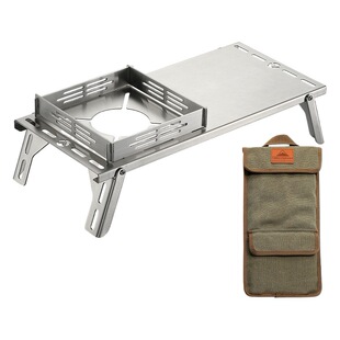 Coleman Outdoor SK-310CP Утолщенный маленький летающий стол из нержавеющей стали Складной стол для духовки SOLO Теплоизоляционный стол