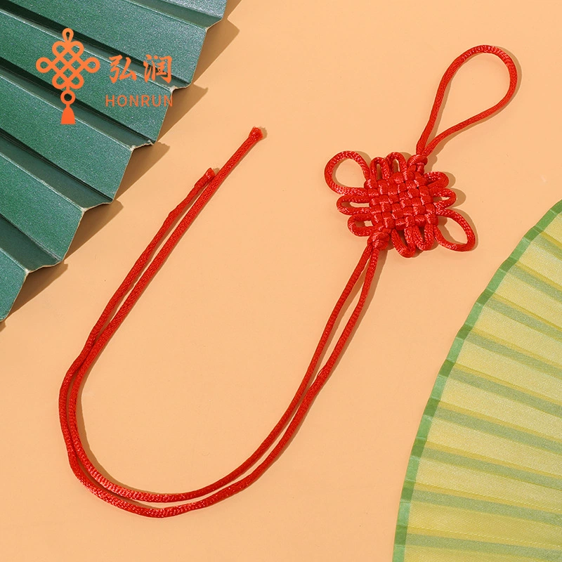 Ручная работа, китайский узел № 5, 6 дисков, квадратный узел, подарочная коробка, подвеска, подвесной акриловый фонарь, подвесная веревка, хвостовая линия 25 см