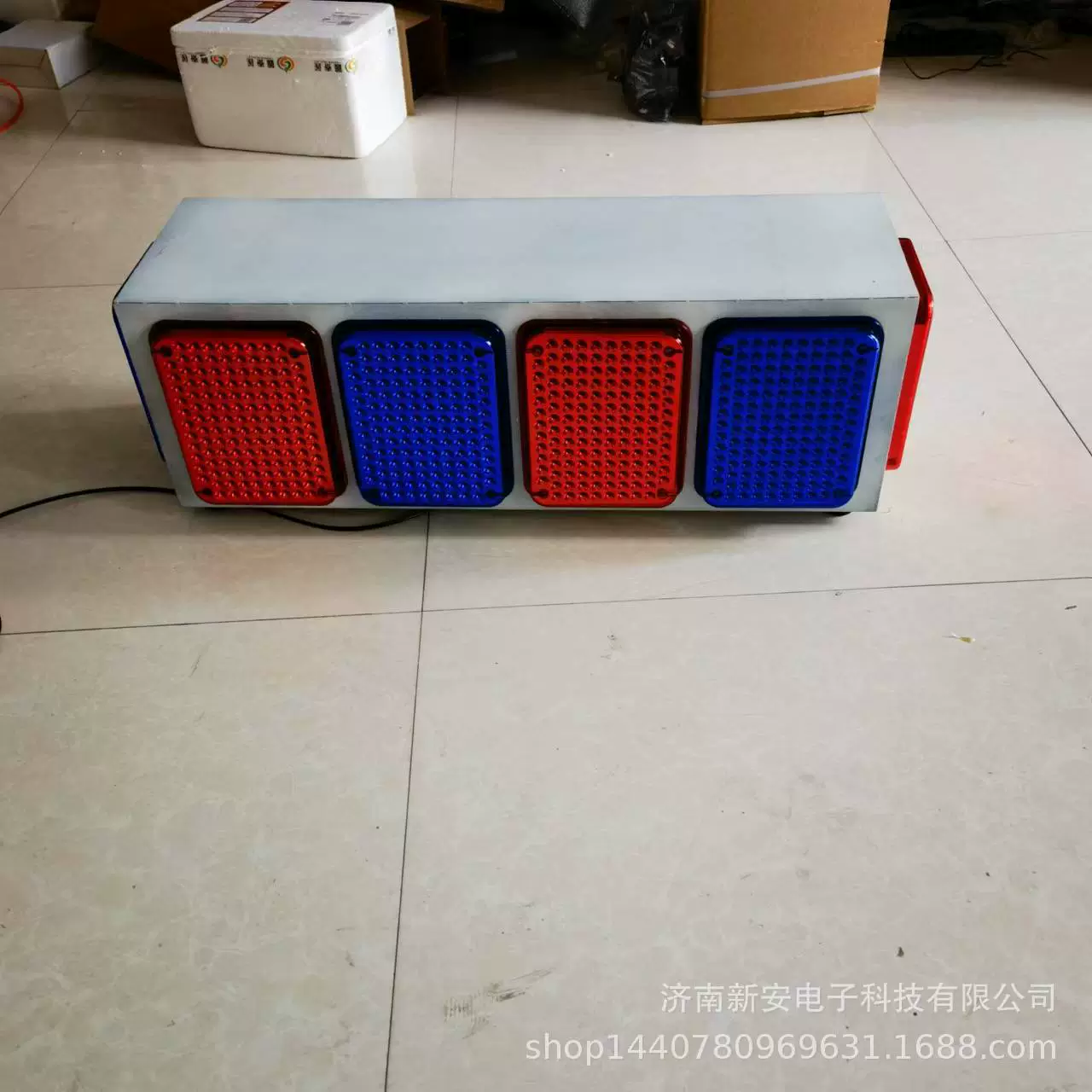 Светодиодный свет солнечной вспышки светодиодный двухсторонний красный синий стробоскоп сигнальная лампа