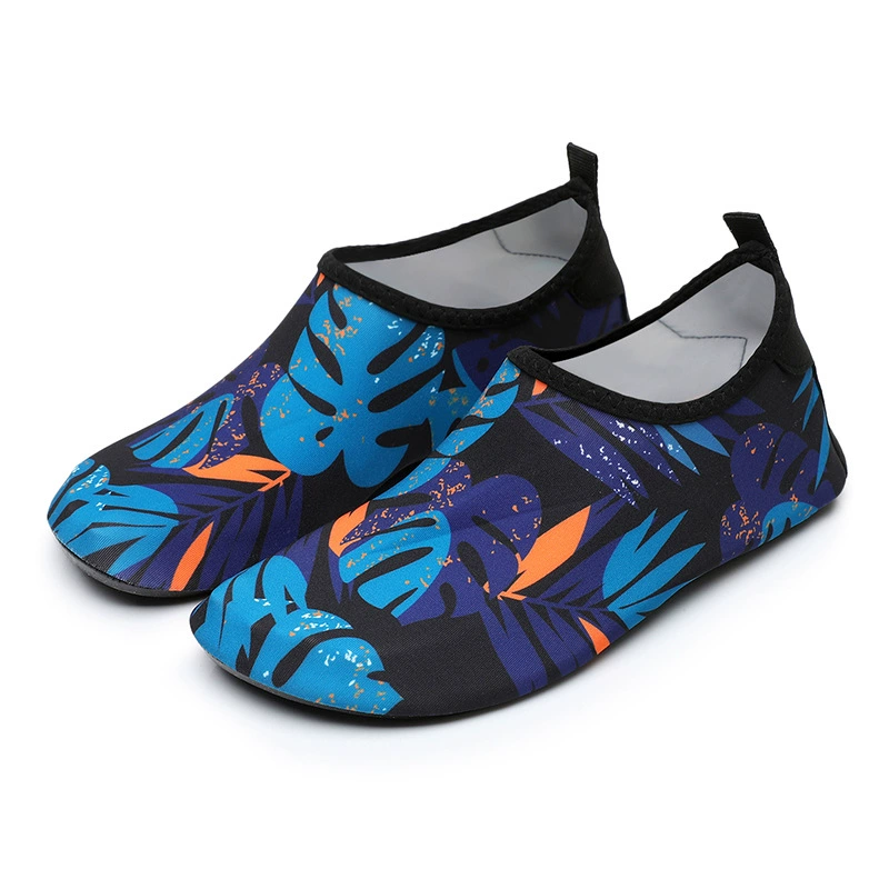 Beach footwear for men and women, non-slip shoes for swimming, legs patch