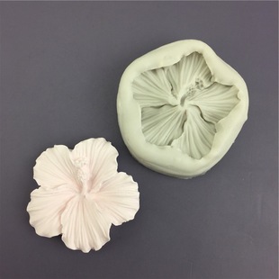 DIY Five-petal Flower Fusang Flower Silicone Mold Chocolate Baking Fin Sugar Gypsum Soap Gum Drop Decorative Tool