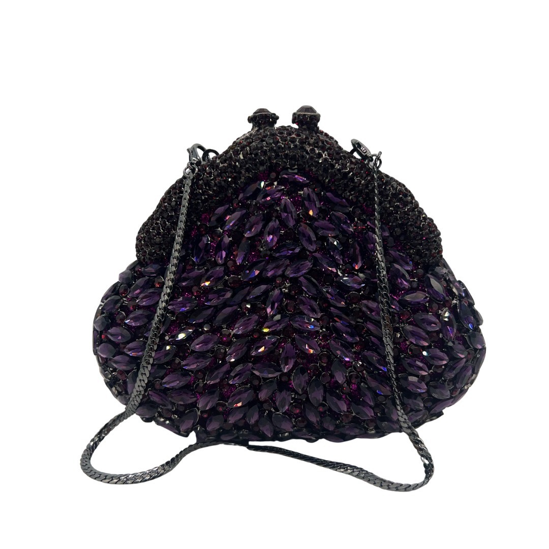 Bolso de piedra transfronterizo nuevo diamante conchas de diamante hueco bolso de fiesta reunión anual bolso de mujer bolso de mano