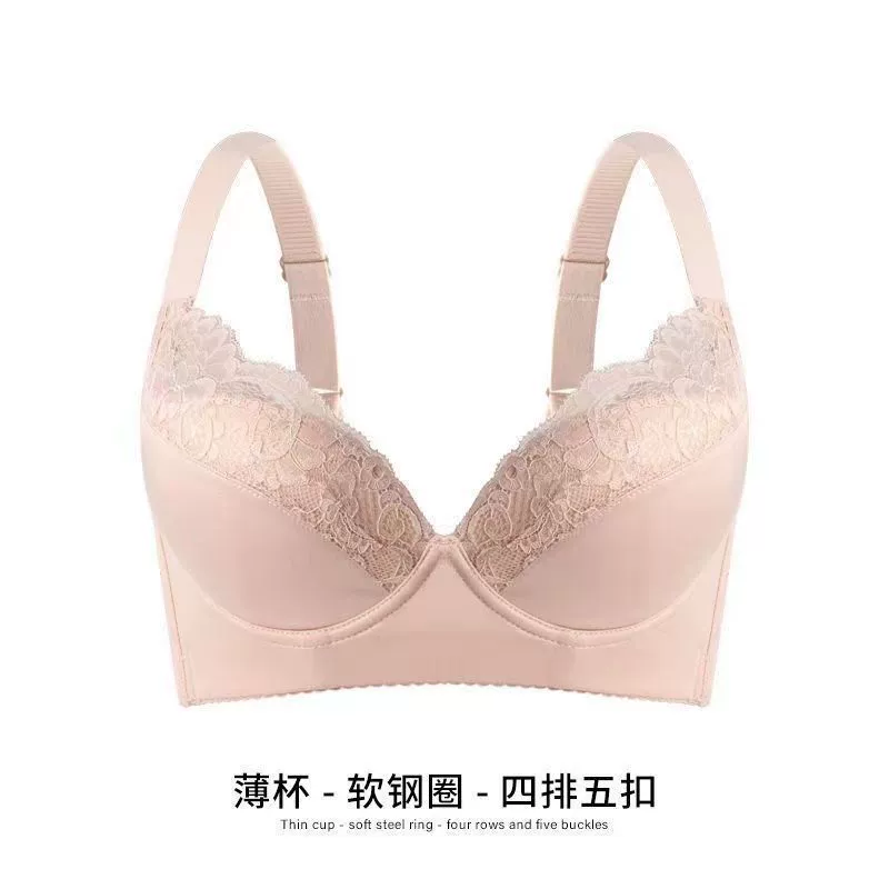 Summer supporting underwear, push up bra, thin sponge bra top, for beauty salons, plus size