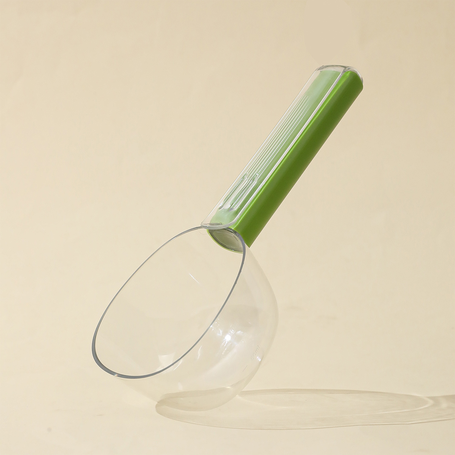 Cuchara de grano semipermeable con escala colgante de dopamina Cuchara de grano sellada multifuncional Cuchara de grano para gatos Cuchara de alimentación Taza medidora para mascotas