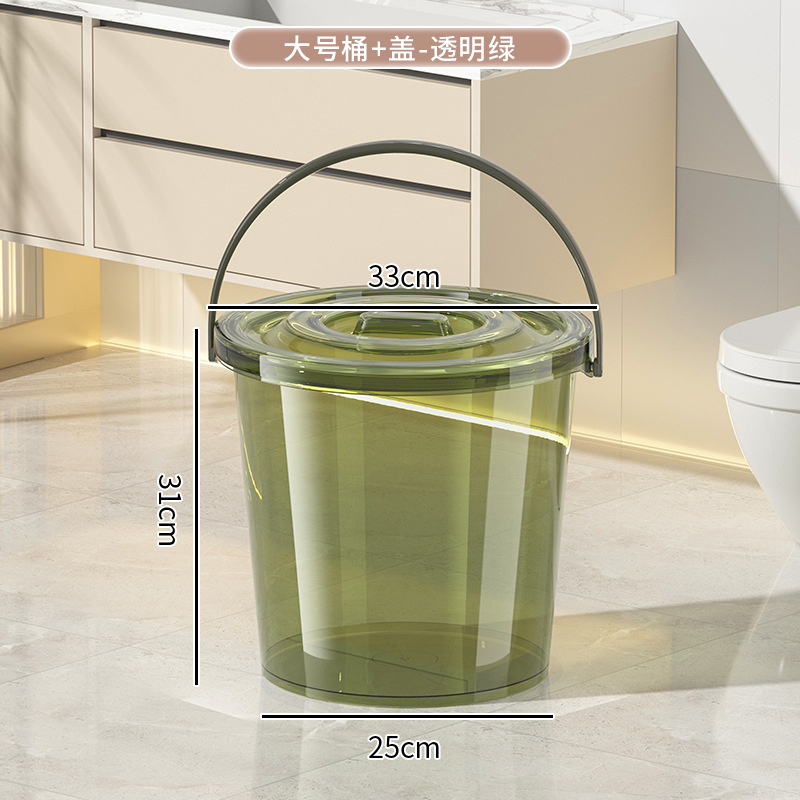투명 녹색 [두껍게 * 큰 배럴] 뚜껑
