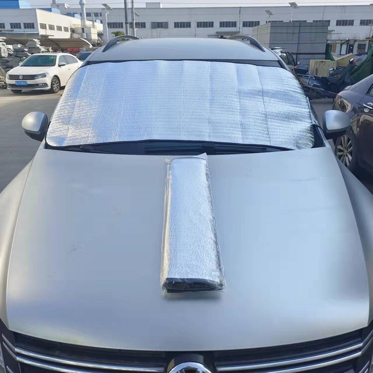 In-Stock Pearl Cotton Foam Sunshade, Snow Shield, Anti-Theft, Sun Protection, Cooling Car Double-Ear Snow Shield, Sun Shield