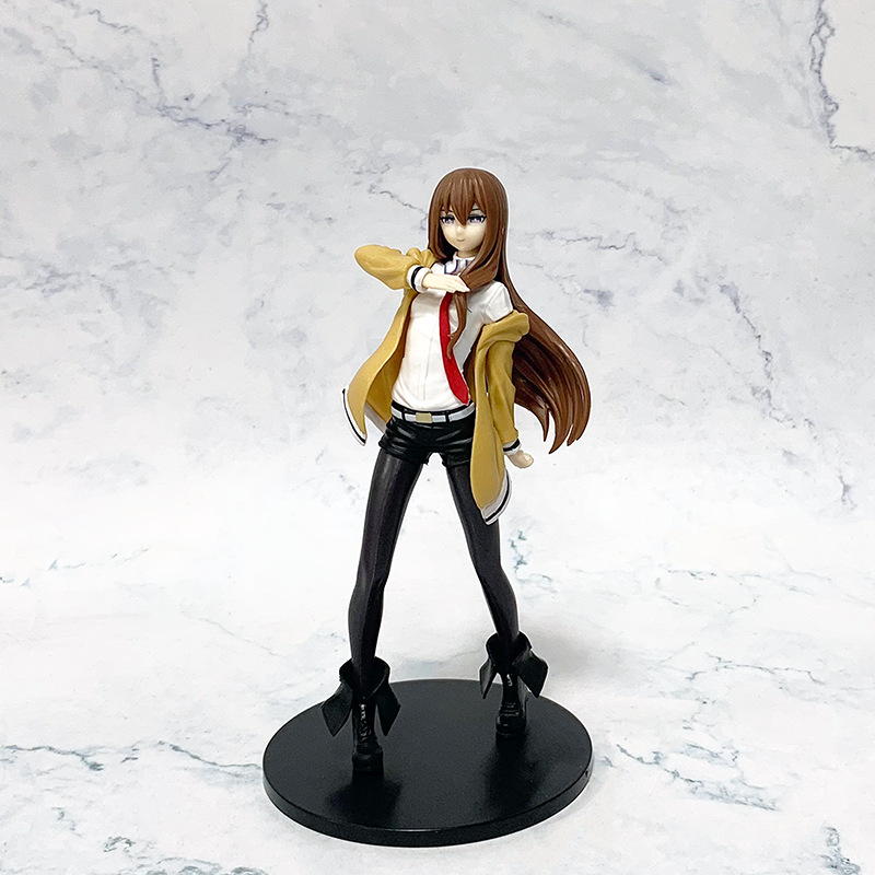 Spot Destiny Stone Gate Makase Holiqi White Assistant Royal Sister Girl Anime Búp bê Mô hình quà tặng bằng tay