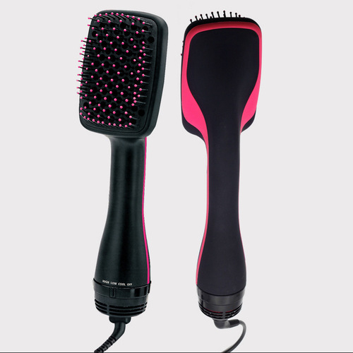 Cross-border dual-comb hairbrush pet comb head massage comb household hair dryer shape comb dry and wet two-use