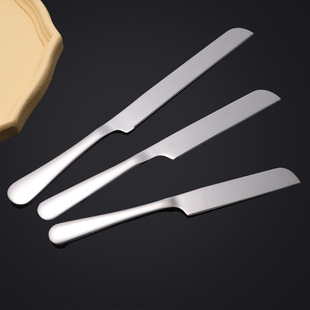 Stainless Steel Bread Knife Creative Fruit Knife Household Hotel Large Cake Knife Pizza Knife Cutting Knife Baking Tool