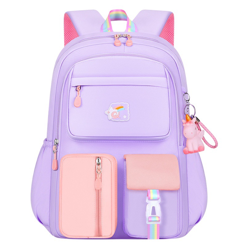 2023 modelos calientes transfronterizos de reducción de Carga Protección de la columna vertebral de dibujos animados impermeable ligero de gran capacidad niñas niños Escuela Primaria mochila al por mayor