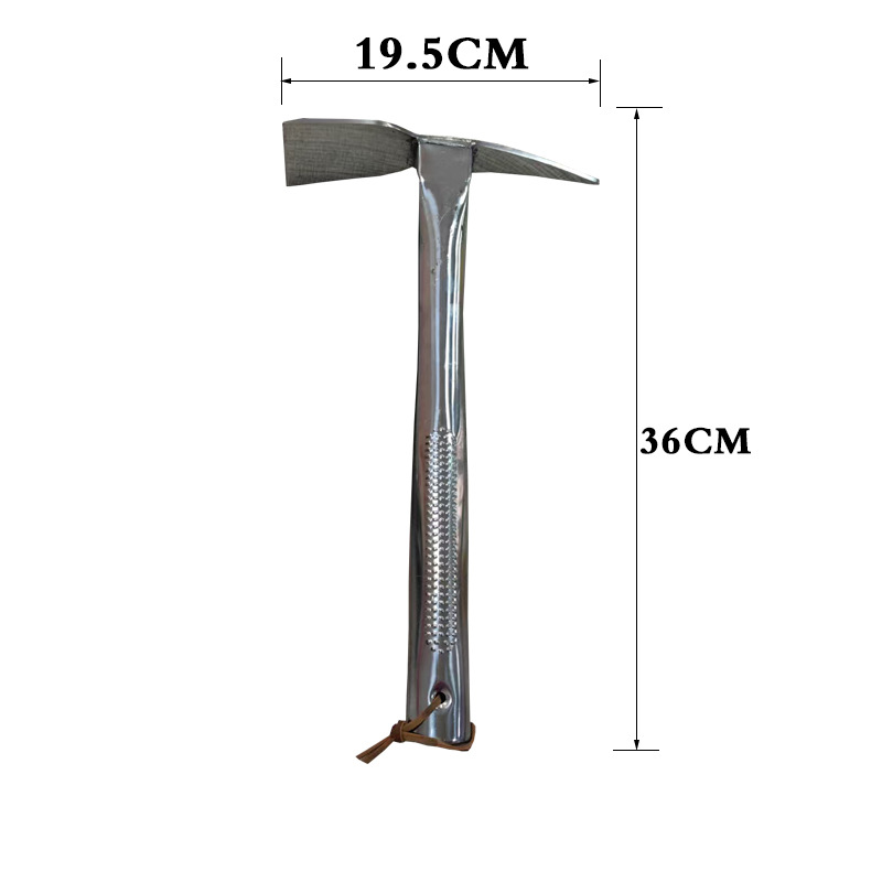 厂家直销花园两头锄不锈钢锄头园林工具家用翻土工具