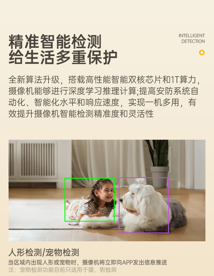 Zhou Shi wireless WiFi high-resolution smart indoor camera