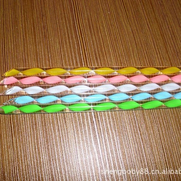 透明有机玻璃化妆刷阶梯柄亚克力螺旋扭纹棒半成品配件工厂