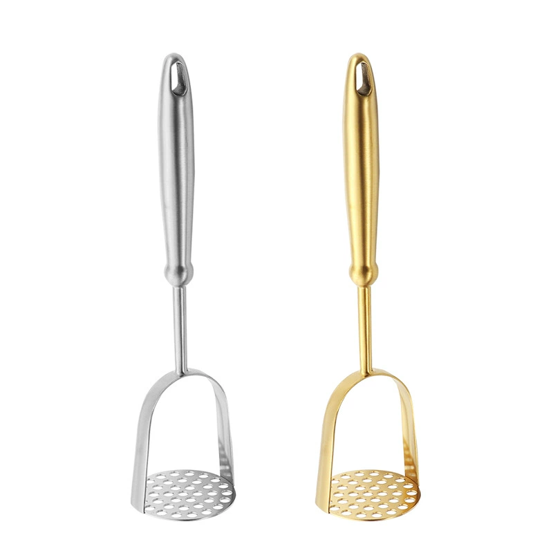 304 stainless steel potato masher kitchen home mashing tool baby solid food mashers potato press