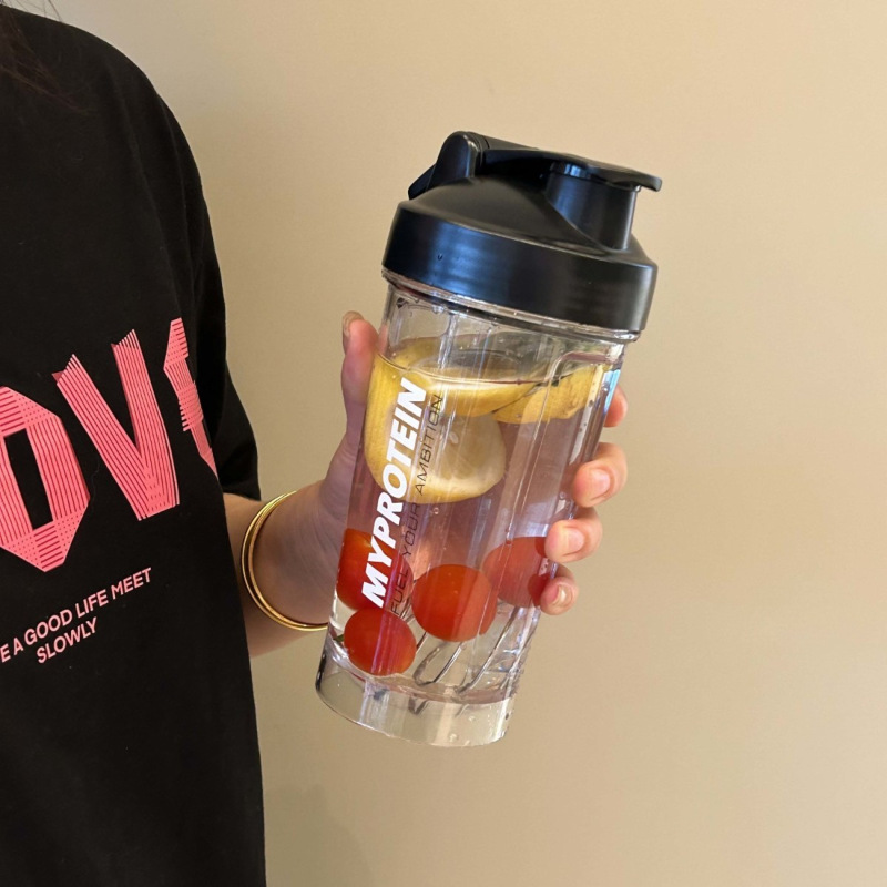 Taza de agitación deportiva con taza de agua de 600ml