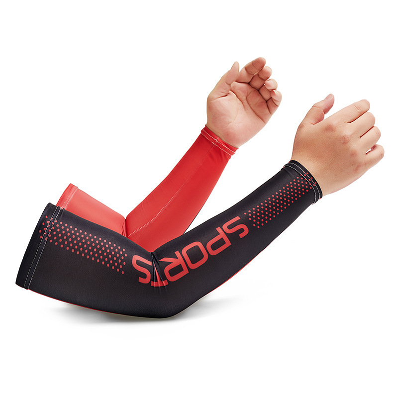 Protección solar manga de hielo para hombres y mujeres manga fresca verano multicolor conducción de seda de hielo manga de protección del brazo máscara de protección uv