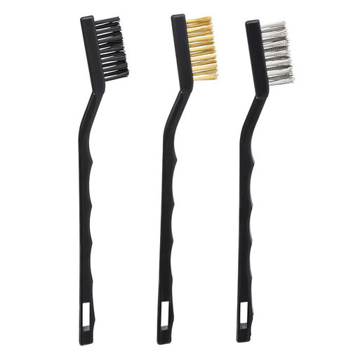 Wire brush industrial rust removal mini toothbrush cleaning copper wire brush stainless steel wire brush hard-bristled iron toothbrush