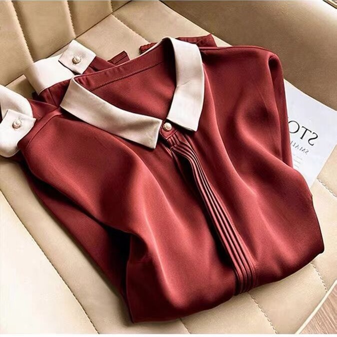 Red autumn shirt