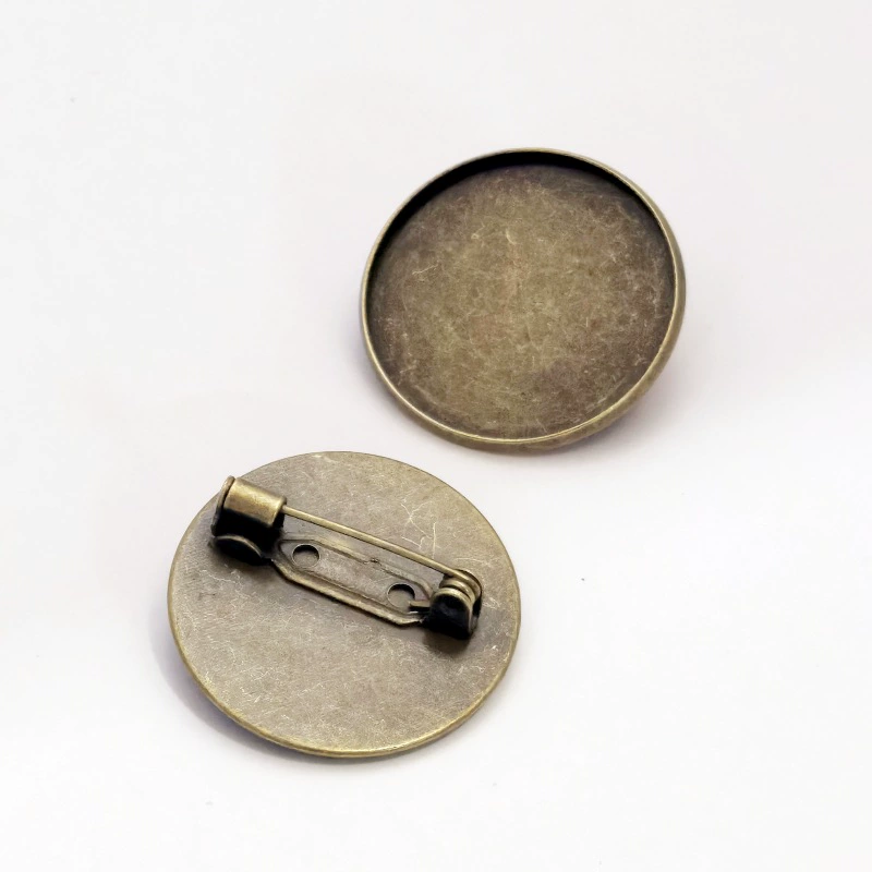 Yiwu Yuyin Jewelry Co., Ltd. Новый 25MM ретро-броши DIY аксессуары броши оптом