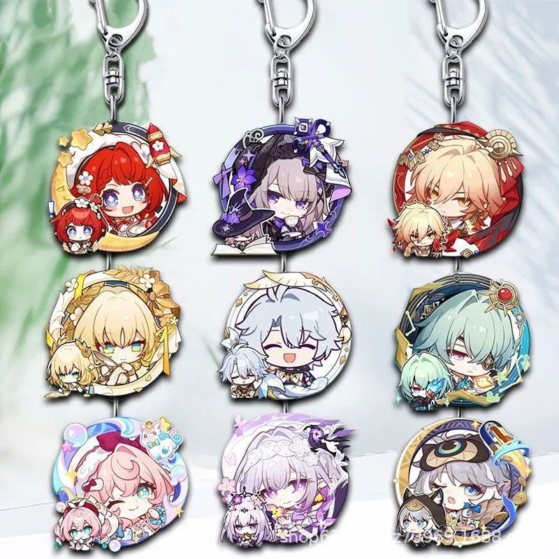 Acrylic Keychain with High-Value Avatar Pendant for Students, Backpack Decoration, Portable Backpack Accessory Gift Acrylic Keychain with High-Value Avatar Pendant for Students, Backpack Decoration, Portable Backpack Accessory Gift