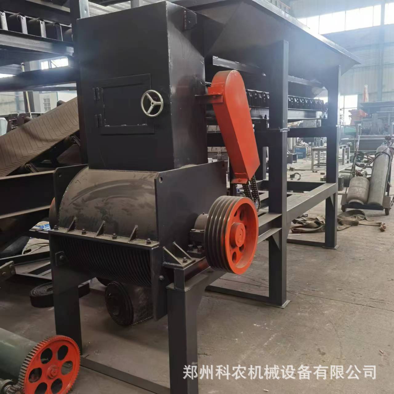 聚合硫酸铁固废粉碎机 干湿泥块粉土机 腐殖土水稻育秧粉土机价格