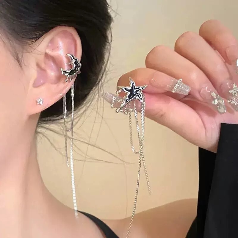 时尚ins简约气质显贵耳钉女个性不流苏耳坠日韩网红博主同款耳饰|undefined