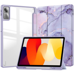 適用米アクリルredmi pad se三つ折り保護カバー赤米se平板ペン溝付きカバースタンド
