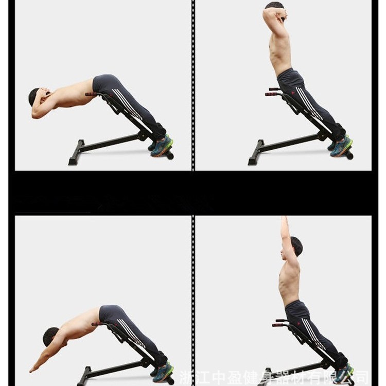 Comercio exterior de alta calidad taburetes romanos silla romana abdominal entrenamiento de cintura fábrica de suministro de equipos de ejercicios domésticos abdominales