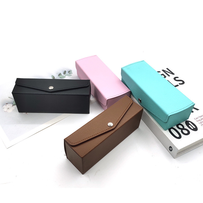 Multi-grid glasses case new double-layer myopia optical student fashion National fashion niche light two-in-One glasses box